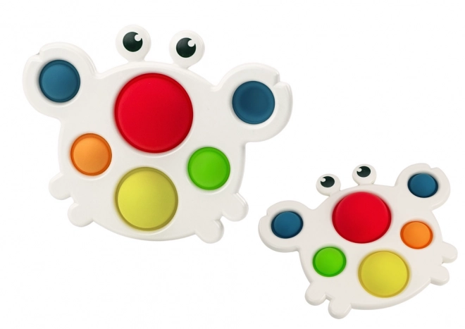 Tablă senzorială crăb colorat Pop It educativ