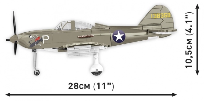 cobi avion Bell P-39D Airacobra din Al Doilea Război Mondial