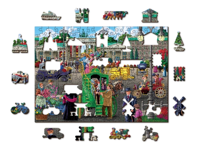 Puzzle față-verso 2 în 1 pentru distracție dublă