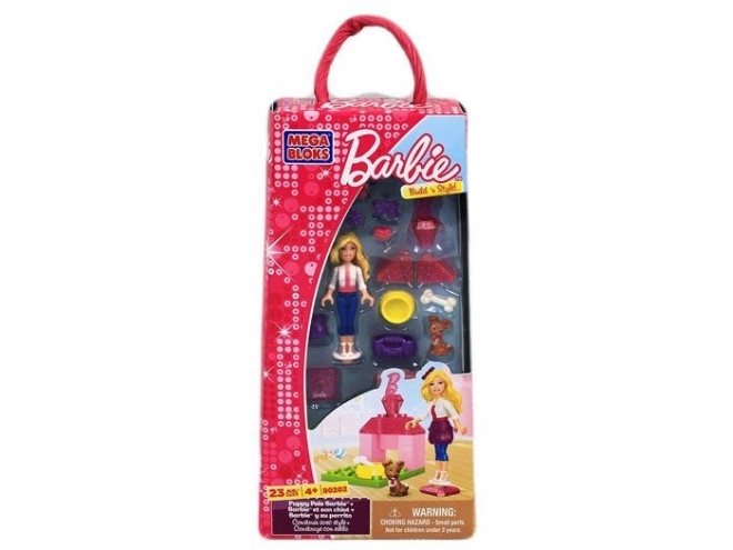 Barbie Mega Bloks păpușă compatibilă cu cărămizi