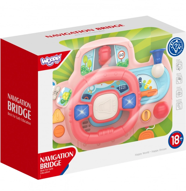 Volan auto interactiv Woopie pentru copii