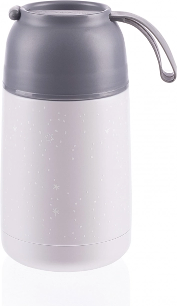 Termos pentru mâncare cu mâner din silicon 620 ml, Stars