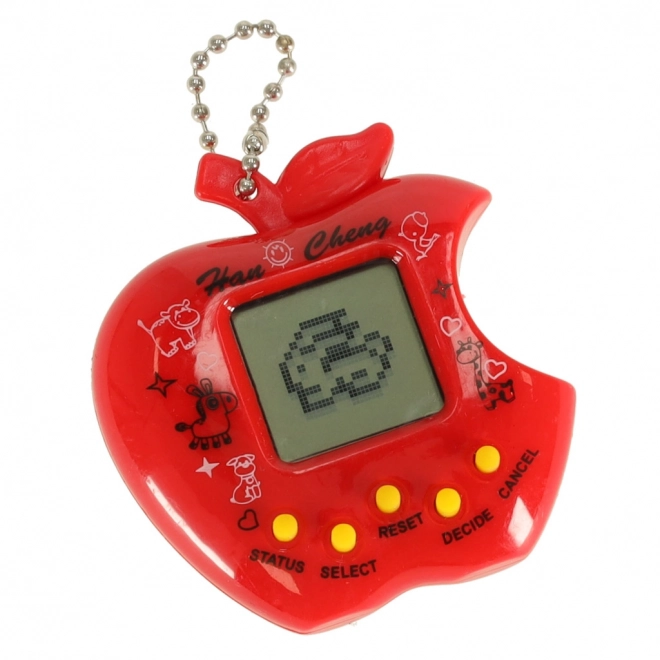 jucărie electronica Tamagotchi forma măr roșu