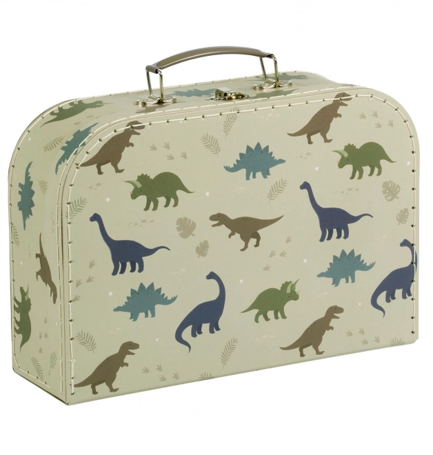 Set de două valize din carton cu dinozauri