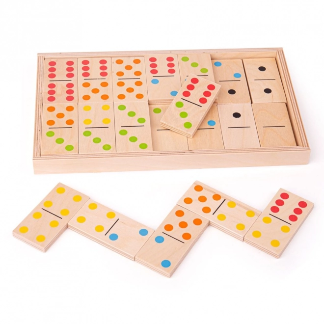 Domino din lemn Bigjigs Toys