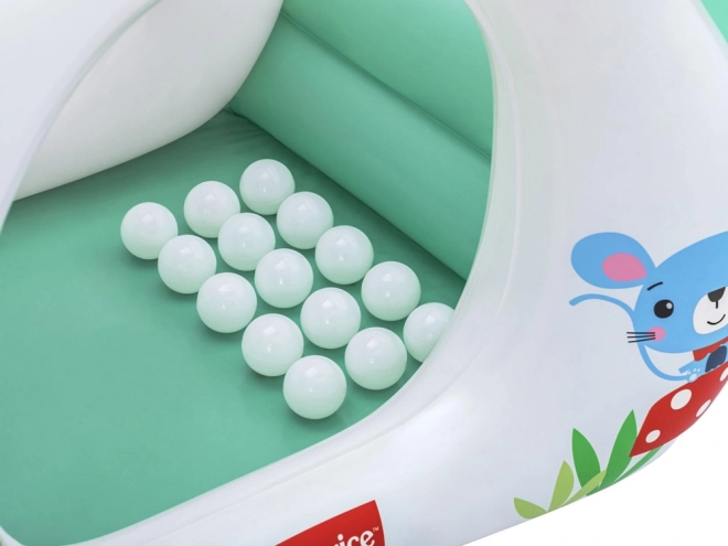 Piscină gonflabilă cu mingi Ciupercuța Bestway Fisher Price