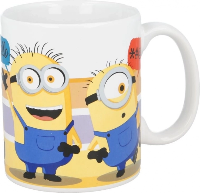 Cana ceramică Minionii 325 ml