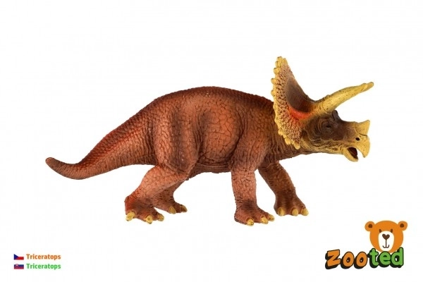 Jucărie Triceratops din plastic 20cm