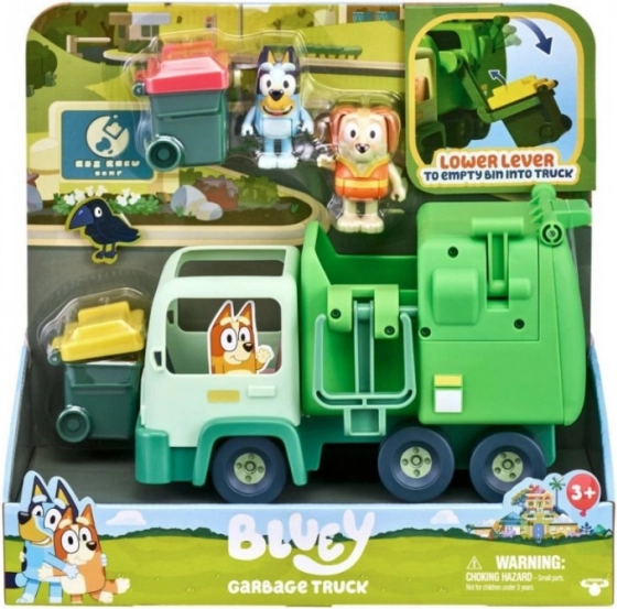 Setul camionului de gunoi Bluey