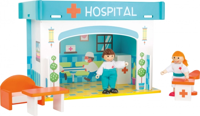 Spital din lemn cu accesorii pentru copii Small Foot