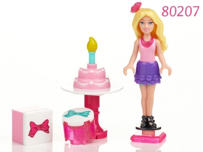 Barbie Mega Bloks păpușă compatibilă cu cărămizi