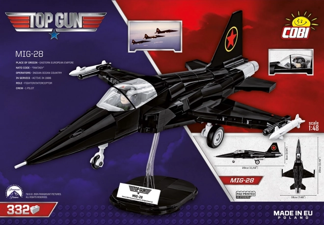 Top Gun MIG-28 Avion de Model COBI