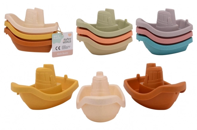Barcă Happy World din bioplastic