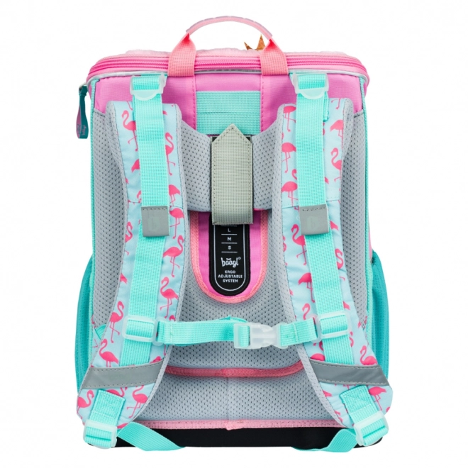 Set școlar Baagl Zippy Flamingo