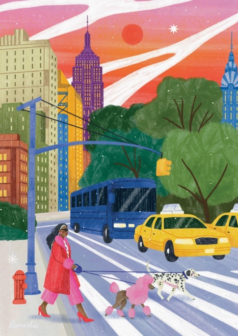 Puzzle Plimbare prin New York 500 piese