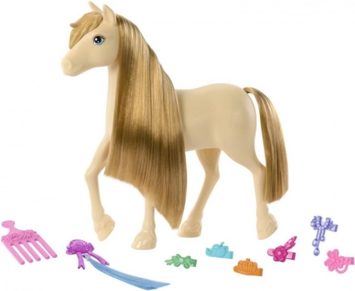 barbie mistere: calul tornado cu coamă lungă pentru coafat