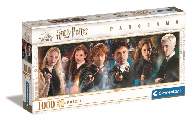 Puzzle 1000 piese Panorama Harry Potter: Studenți