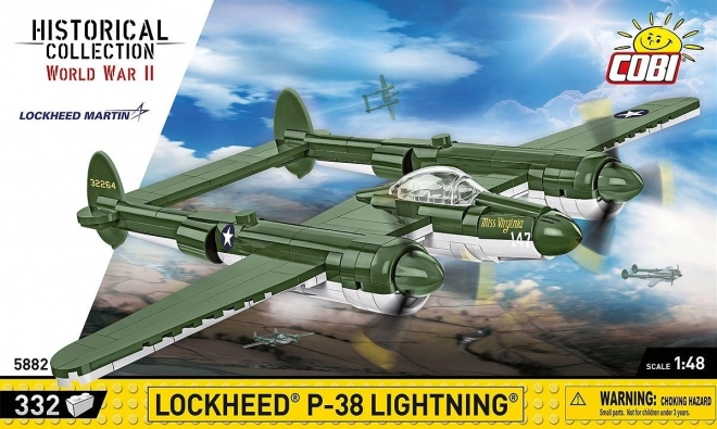 klocki avion Lockheed P-38 Lightning