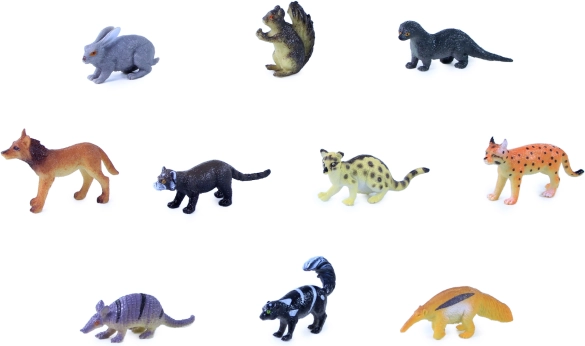 10 mini figurine realiste