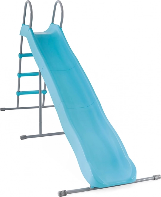 Tobogan de grădină pentru copii 244 cm oțel mare din plastic