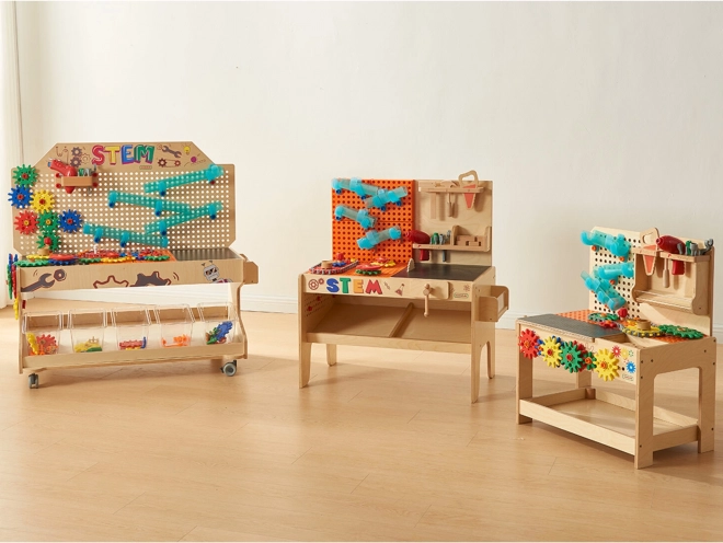 Masterkidz Set Accesorii pentru Masă de Lucru STEM 111 bucăți