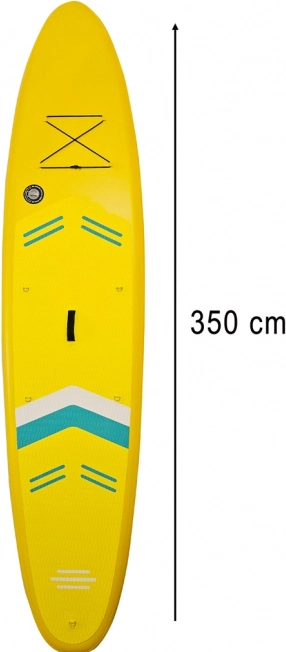 SUP paddleboard gonflabil galben 350 cm cu scaun și accesorii