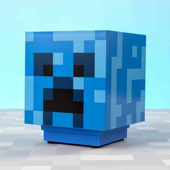 Lampă LED albastră MINECRAFT Creeper