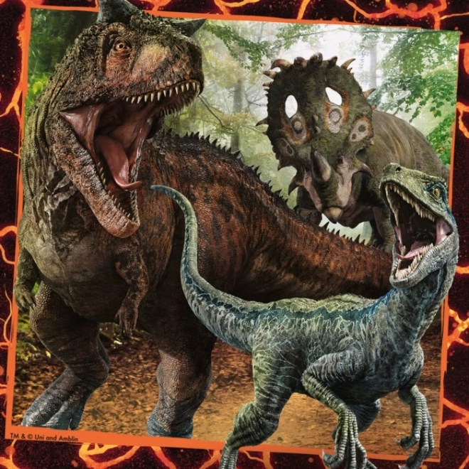 Puzzle 3x49 piese - Jurassic World