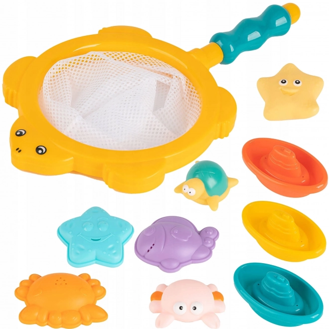 Set de baie cu animale marine și bărci Woopie