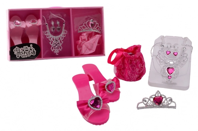 Set accesorii roz pentru prințesă
