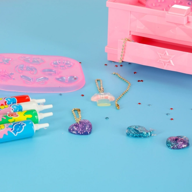 Set creativ pentru producerea bijuteriilor Cutia Magică UV