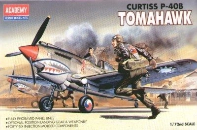 Avion Curtiss P-40 B Tomahawk din seria Academy