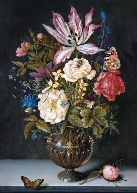 Puzzle Art: Viața Silențioasă cu Flori 1000 Piese