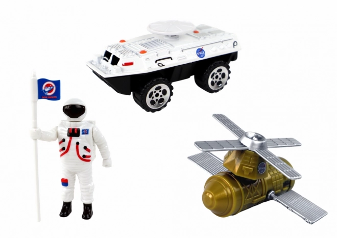 set figurine cosmos camion rachetă 8 piese