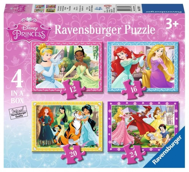 Puzzle disney prințese îngrijire iubitoare 4 în 1