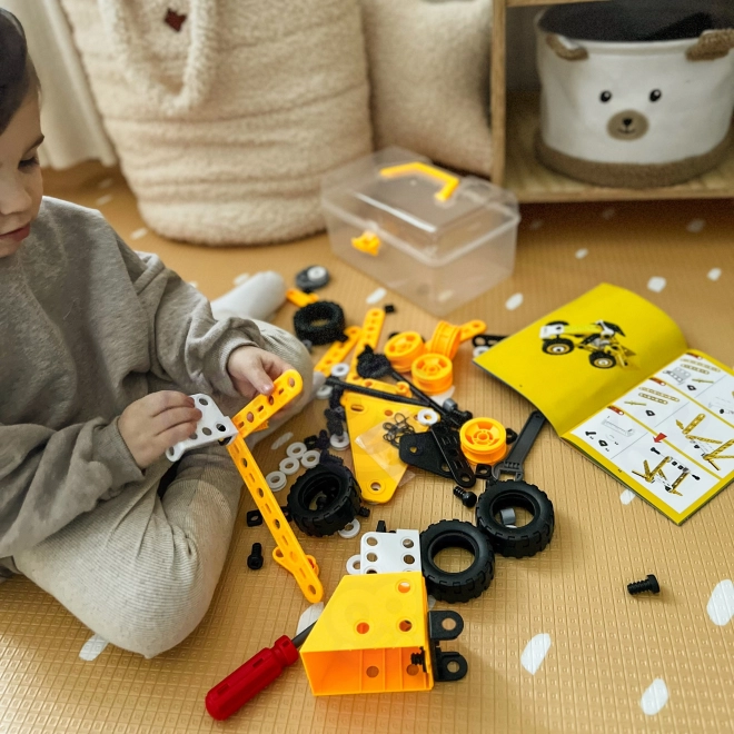 Set construcție vehicule 8 în 1 WOOPIE