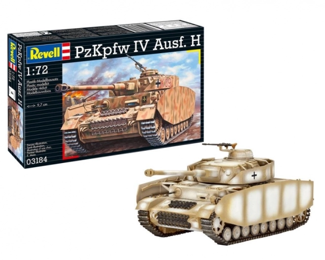 Model de plastic Panzerkampfwagen IV Ausf H 1/72