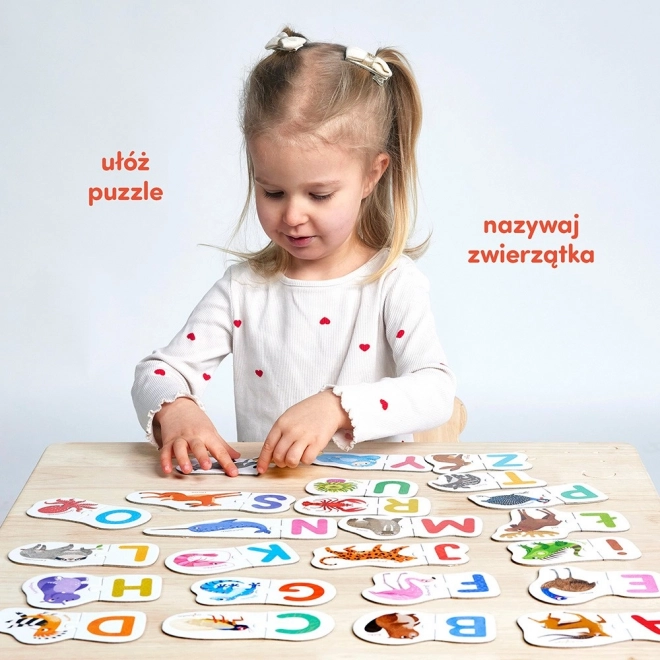 Puzzle pereche Abecedar