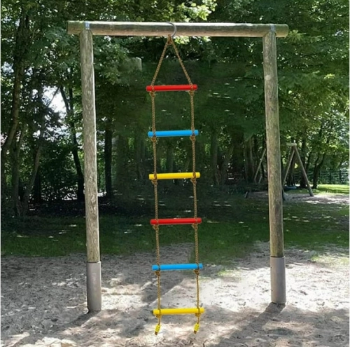Scară din frânghie colorată pentru copii