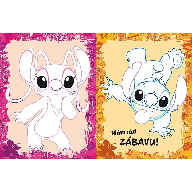 Carte de colorat și tatuaje Lilo & Stitch