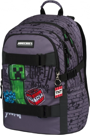 Set 3 Skate Baagl Minecraft TNT: Rucsac, Penal, Sac