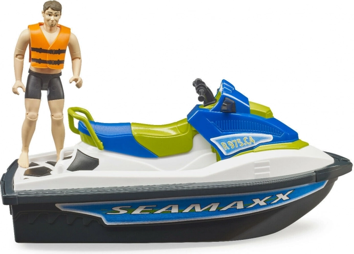 Figurină motociclist și loc pentru două personaje