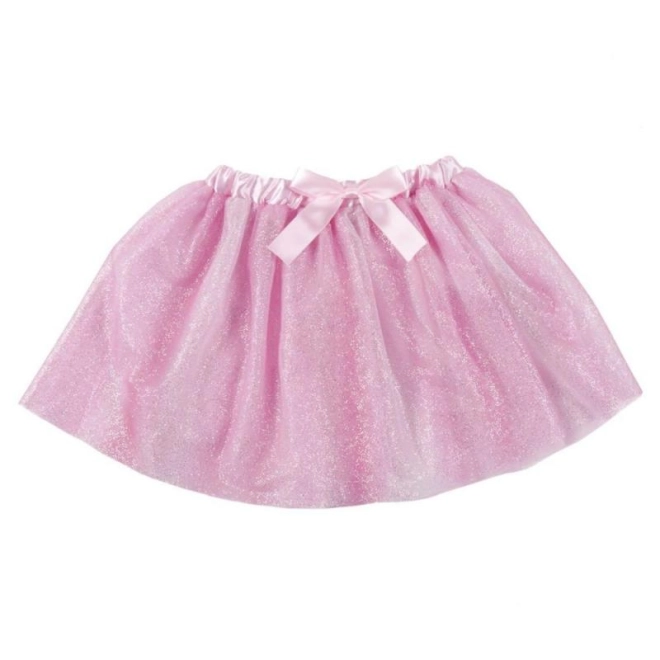 Fustă tutu sclipitoare cu fundă
