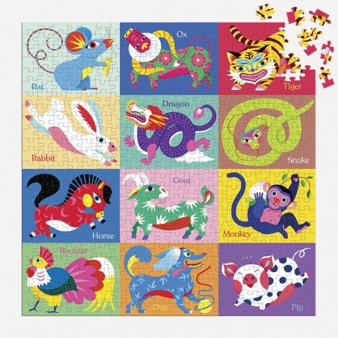 Puzzle Zodiac Chinezesc 500 Piese
