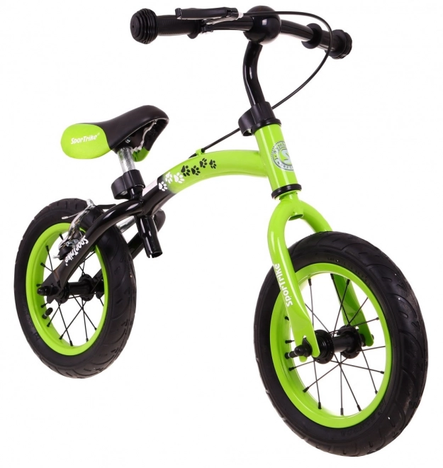 Bicicletă fără pedale Boomerang SporTrike verde