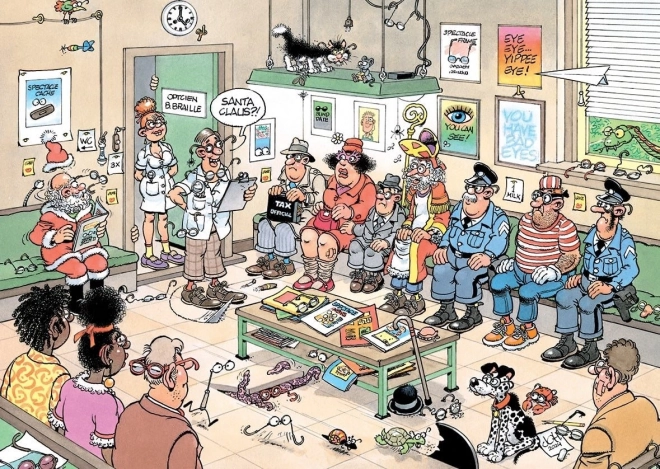 JUMBO Puzzle Jana van Haasterena: Uite-te la asta din cealaltă parte - 500 piese
