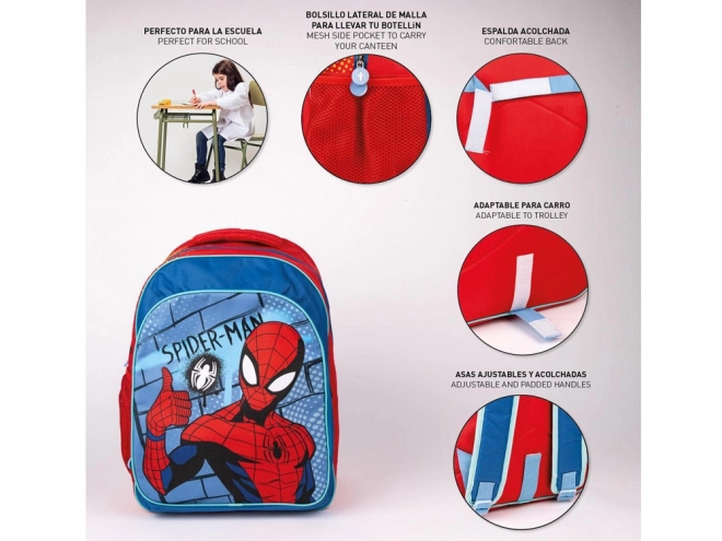 Rucsac Spiderman pentru supereroi