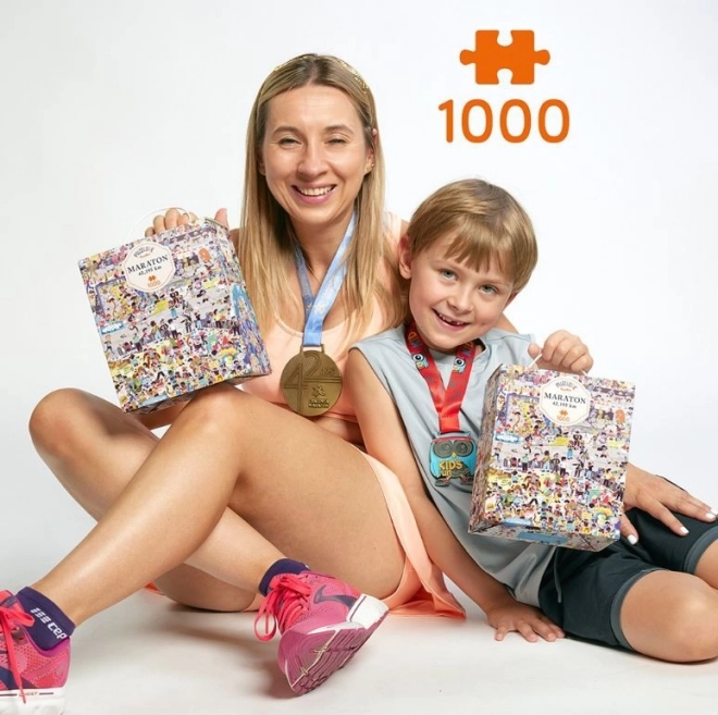 Puzzle maraton Puzzlove 42,195 km 1000 piese