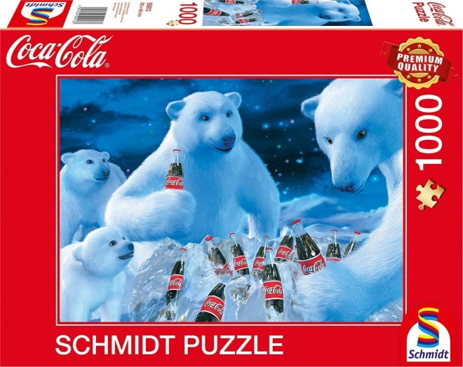 Puzzle SCHMIDT Coca Cola urși polari cu 1000 de piese