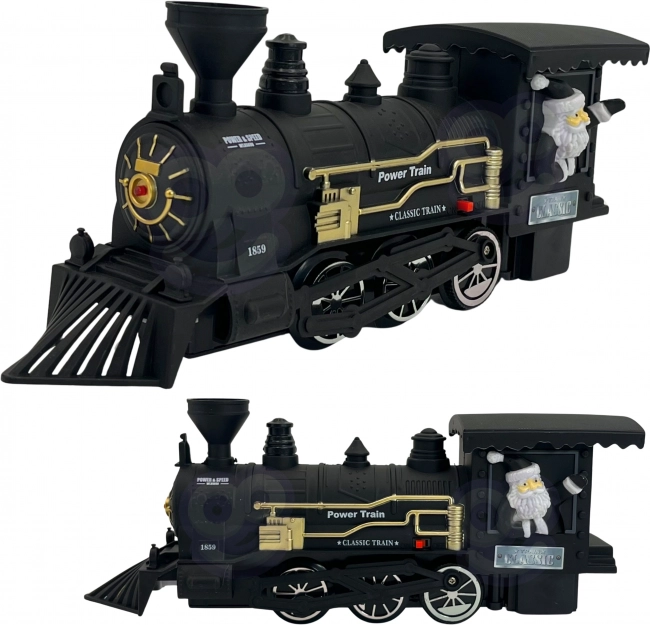 Woopie set locomotivă cu aburi XXL șine 403 cm